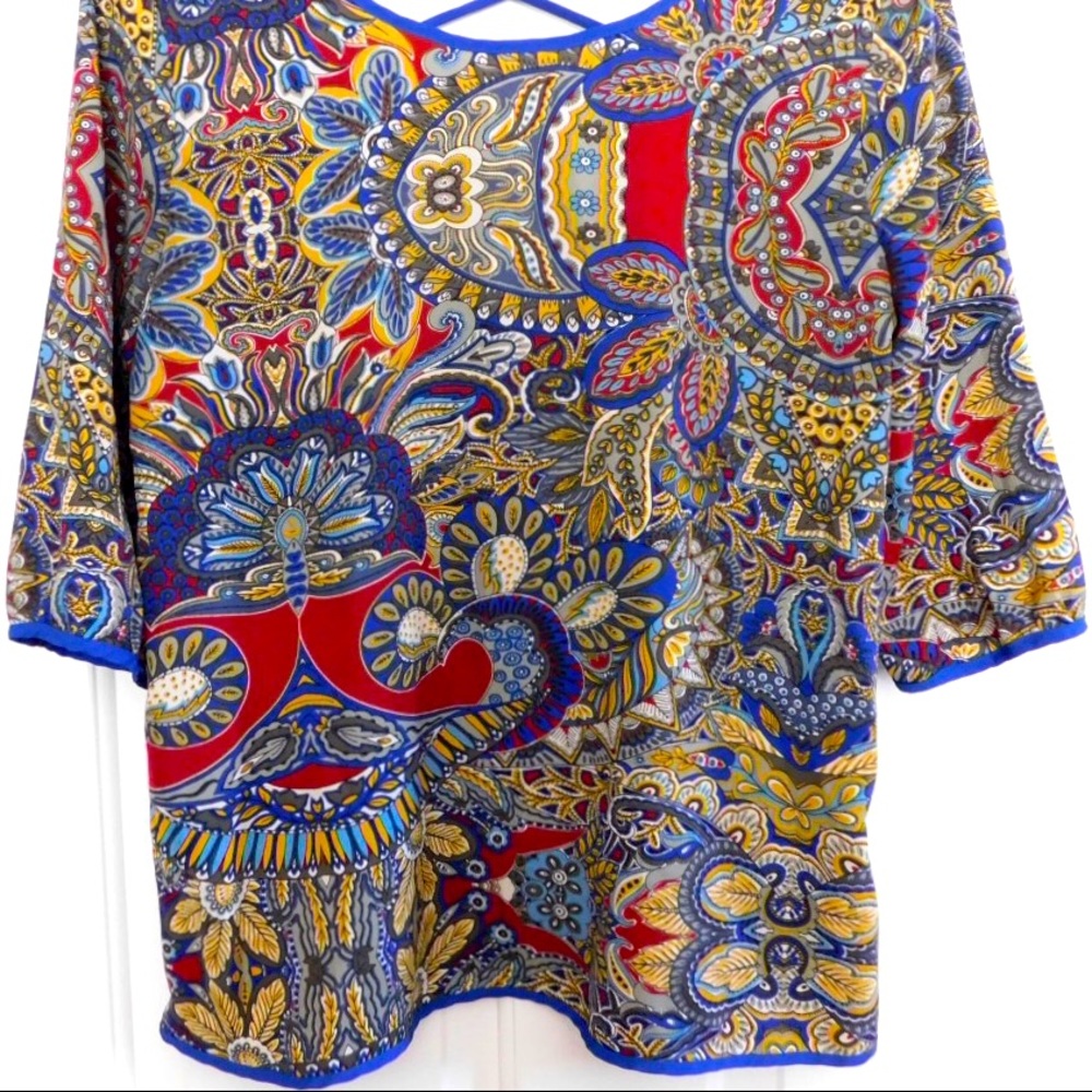Floral blouse, multi colored